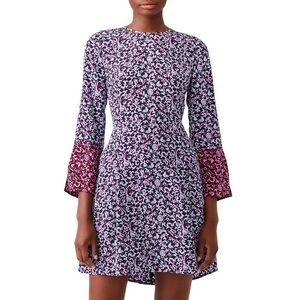 Derek Lam 10 Crosby Rocco Printed Shift Dress Women’s Size 10 Medium M